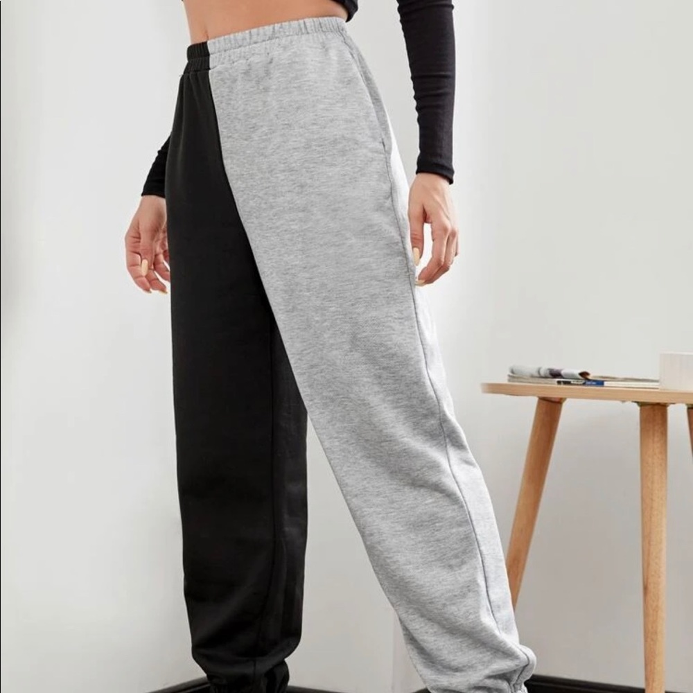 Women Two-Toned High Waisted Joggers
